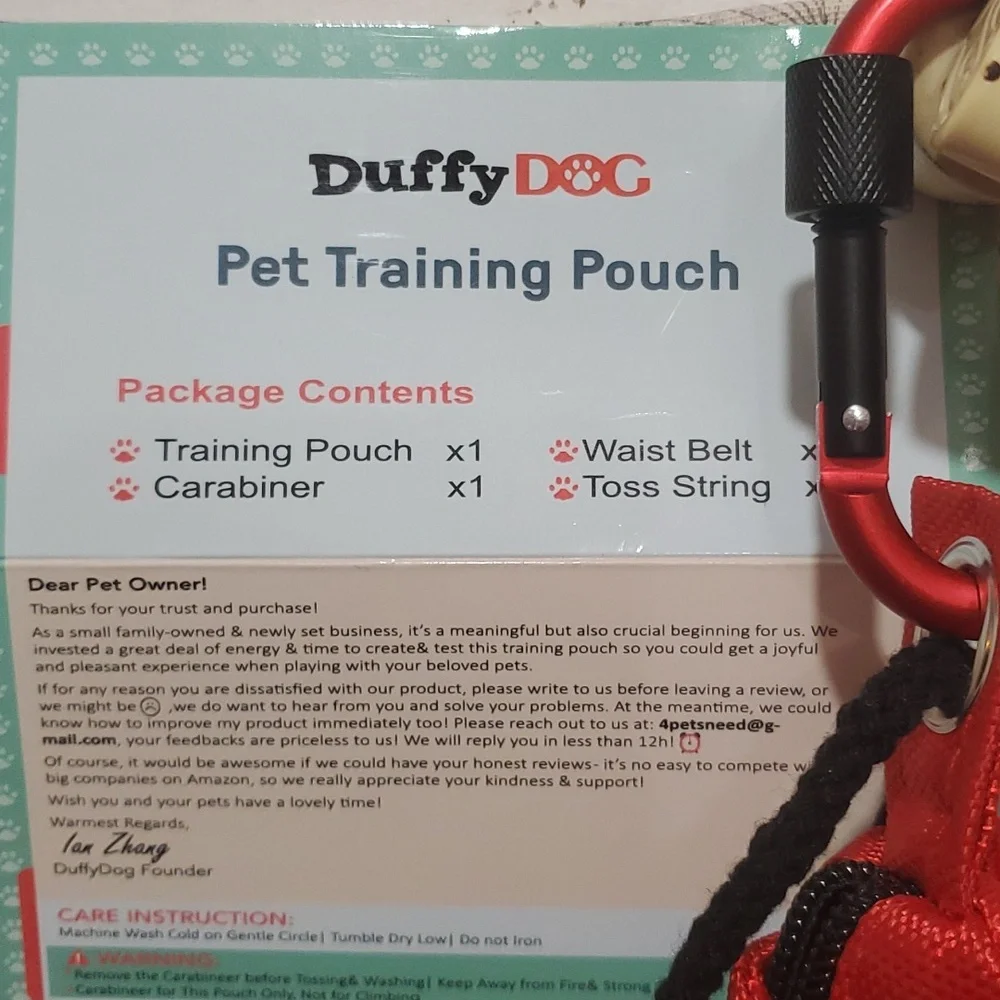 dog accesories, pet training pouch, car seat cover, bark control - Picture 2 of 4